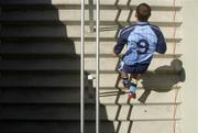 1 August 2004; Darren Magee, Dublin, walks up the steps to enter the pitch. Bank of Ireland All-Ireland Football Championship, Round 4, Dublin v Roscommon, Croke Park, Dublin. Picture credit; Damien Eagers / SPORTSFILE