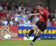17 July 2004; Roy Keane, Manchester United, in action against Cobh Ramblers. Friendly game, Cobh Ramblers v Manchester United X1, Turners Cross, Cork. Picture credit; Matt Browne / SPORTSFILE