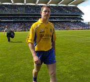 1 August 2004; A dissapointed James Nolan, Roscommon, leaves the field. Bank of Ireland All-Ireland Football Championship, Round 4, Dublin v Roscommon, Croke Park, Dublin. Picture credit; Ray McManus / SPORTSFILE