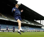 10 August 2004; Glen Fitzpatrick, Shelbourne, in action during a training session ahead of tomorrow's UEFA Champions League 3rd Round First Leg Qualifier against Deportivo La Coruna. Lansdowne Road, Dublin. Picture credit; David Maher / SPORTSFILE