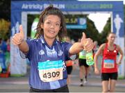 21 September 2013; Sarah Wong from Carpenterstown, Dublin, after competing in the half-marathon Airtricity Dublin race series. Phoenix Park, Dublin. Picture credit: Tomás Greally / SPORTSFILE