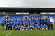 21 September 2013; The Leinster squad and management following their victory. Under 19 Interprovincial, Leinster v Ulster. Donnybrook Stadium, Donnybrook, Dublin. Picture credit: Stephen McCarthy / SPORTSFILE