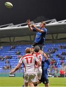 20 September 2013; Ross Molony, Leinster takes the ball in the lineout against Ulster. Under 20 Interprovincial, Leinster v Ulster, Donnybrook Stadium, Donnybrook, Dublin. Picture credit: Matt Browne / SPORTSFILE