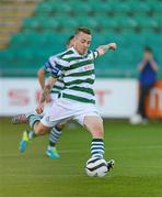 21 September 2013; Gary McCabe, Shamrock Rovers, shoots from the penalty spot to score his side's first goal. EA Sports Cup Final, Shamrock Rovers v Drogheda United, Tallaght Stadium, Tallaght, Co. Dublin. Photo by Sportsfile