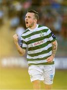 21 September 2013; Gary McCabe, Shamrock Rovers, celebrates after scoring his side's first goal. EA Sports Cup Final, Shamrock Rovers v Drogheda United, Tallaght Stadium, Tallaght, Co. Dublin. Photo by Sportsfile