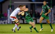 21 September 2013; Eoin Griffin, Connacht, is tackled by  Chris Henry, Ulster. Celtic League 2013/14, Round 3, Connacht v Ulster, The Sportsground, Galway. Picture credit: Diarmuid Greene / SPORTSFILE