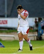21 September 2013; Declan Fitzpatrick, Ulster, leaves the pitch after picking up an injury. Celtic League 2013/14, Round 3, Connacht v Ulster, The Sportsground, Galway. Picture credit: Diarmuid Greene / SPORTSFILE