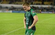 21 September 2013; Eoin Griffin, Connacht, leaves the pitch after defeat to Ulster. Celtic League 2013/14, Round 3, Connacht v Ulster, The Sportsground, Galway. Picture credit: Diarmuid Greene / SPORTSFILE