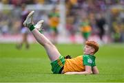 14 July 2024; Hugh Gormley, St Malachy's PS, Ballygawley, Tyrone, representing Donegal during the GAA INTO Cumann na mBunscol Respect Exhibition Go Games at the GAA Football All-Ireland Senior Championship semi-final match between Donegal and Galway at Croke Park in Dublin. Photo by David Fitzgerald/Sportsfile