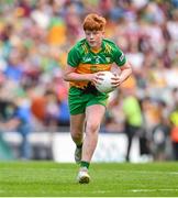 14 July 2024; Hugh Gormley, St Malachy's PS, Ballygawley, Tyrone, representing Donegal during the GAA INTO Cumann na mBunscol Respect Exhibition Go Games at the GAA Football All-Ireland Senior Championship semi-final match between Donegal and Galway at Croke Park in Dublin. Photo by David Fitzgerald/Sportsfile