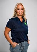 17 July 2024; PA TO CEO Teresa Rudd during the Team Ireland Paris 2024 team announcement for Swimming at the Crowne Plaza Hotel in Blanchardstown, Dublin. Photo by David Fitzgerald/Sportsfile