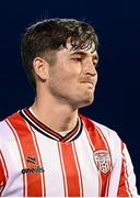 18 July 2024; Colm Whelan of Derry City after the UEFA Conference League first qualifying round second leg match between Derry City and FCB Magpies at the Ryan McBride Brandywell Stadium in Derry. Photo by Stephen McCarthy/Sportsfile