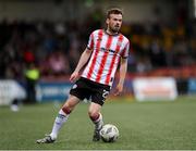 18 July 2024; Cameron Dummigan of Derry City during the UEFA Conference League first qualifying round second leg match between Derry City and FCB Magpies at the Ryan McBride Brandywell Stadium in Derry. Photo by Stephen McCarthy/Sportsfile