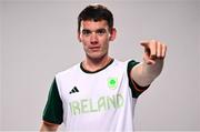 20 June 2024; Ross Corrigan during the Rowing Team Ireland Paris 2024 team announcement at the Oriel House Hotel in Ballincollig, Cork. Photo by Harry Murphy/Sportsfile