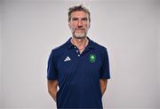 20 June 2024; High performance director Antonio Maurogiovanni during the Rowing Team Ireland Paris 2024 team announcement at the Oriel House Hotel in Ballincollig, Cork. Photo by Harry Murphy/Sportsfile