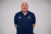 20 June 2024; Coach Dominic Casey during the Rowing Team Ireland Paris 2024 team announcement at the Oriel House Hotel in Ballincollig, Cork. Photo by Harry Murphy/Sportsfile