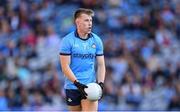 29 June 2024; Seán Bugler of Dublin during the GAA Football All-Ireland Senior Championship quarter-final match between Dublin and Galway at Croke Park in Dublin. Photo by Stephen McCarthy/Sportsfile