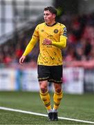 21 July 2024; Kian Leavy of St Patrick's Athletic during the Sports Direct Men’s FAI Cup second round match between Derry City and St Patrick’s Athletic at the Ryan McBride Brandywell Stadium in Derry. Photo by Ben McShane/Sportsfile