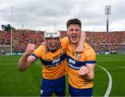 21 July 2024; Cian Galvin and Diarmuid Ryan of Clare celebrate after the GAA Hurling All-Ireland Senior Championship Final between Clare and Cork at Croke Park in Dublin. Photo by Ray McManus/Sportsfile