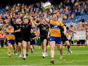 21 July 2024; Tony Kelly of Clare celebrates with the Liam MacCarthy cup after the GAA Hurling All-Ireland Senior Championship Final between Clare and Cork at Croke Park in Dublin. Photo by Stephen McCarthy/Sportsfile