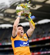 21 July 2024; Tony Kelly of Clare celebrates with the Liam MacCarthy cup after the GAA Hurling All-Ireland Senior Championship Final between Clare and Cork at Croke Park in Dublin. Photo by Stephen McCarthy/Sportsfile