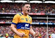 21 July 2024; Paul Flanagan of Clare celebrates after his side's victory in the GAA Hurling All-Ireland Senior Championship Final between Clare and Cork at Croke Park in Dublin. Photo by Piaras Ó Mídheach/Sportsfile