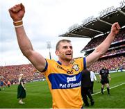 21 July 2024; Seadna Morey of Clare celebrates after his side's victory in the GAA Hurling All-Ireland Senior Championship Final match between Clare and Cork at Croke Park in Dublin. Photo by Seb Daly/Sportsfile