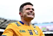 21 July 2024; Paul Flanagan of Clare celebrates after his side's victory in the GAA Hurling All-Ireland Senior Championship Final between Clare and Cork at Croke Park in Dublin. Photo by Piaras Ó Mídheach/Sportsfile