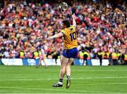21 July 2024; Clare captain Tony Kelly celebrates after his side's victory in the GAA Hurling All-Ireland Senior Championship Final between Clare and Cork at Croke Park in Dublin. Photo by Piaras Ó Mídheach/Sportsfile