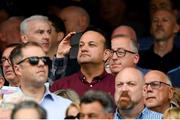 21 July 2024; Former Taoiseach and Tánaiste Leo Varadkar TD before the GAA Hurling All-Ireland Senior Championship Final between Clare and Cork at Croke Park in Dublin. Photo by Stephen McCarthy/Sportsfile