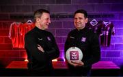 23 July 2024; Former inter-county footballers Justin McNulty of Armagh, left, and Paul Clancy of Galway, pictured today for AIB, who have brought back the AIB Volunteer VIP competition for the second year in a row, offering lucky winners the chance to win a money can’t buy experience on the morning of the GAA All-Ireland Senior football Final, as well as tickets to the match. Entry to the AIB Volunteer VIP competition is open now and will close at midnight on July 25th. To enter, visit www.aibvolunteervip.com. Photo by Harry Murphy/Sportsfile