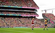 21 July 2024; Spectators during the GAA Hurling All-Ireland Senior Championship Final between Clare and Cork at Croke Park in Dublin. Photo by Piaras Ó Mídheach/Sportsfile