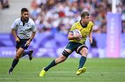 24 July 2024; Nick Malouf of Team Australia during the Men's Rugby Sevens Pool B match between Team Australia and Team Kenya at the Stade de France during the 2024 Paris Summer Olympic Games in Paris, France. Photo by Stephen McCarthy/Sportsfile