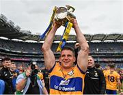 21 July 2024; John Conlon of Clare celebrates  with the Liam MacCarthy cup after his side's victory in the GAA Hurling All-Ireland Senior Championship Final between Clare and Cork at Croke Park in Dublin. Photo by Sam Barnes/Sportsfile