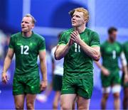 25 July 2024; Gavin Mullin of Team Ireland after the Men's Rugby Sevens Pool A match between Team Ireland and Team New Zealand at the Stade de France during the 2024 Paris Summer Olympic Games in Paris, France. Photo by Brendan Moran/Sportsfile