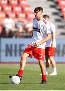 25 July 2024; Dan Ring of Shelbourne before the UEFA Conference League second qualifying round first leg match between FC Zurich and Shelbourne at Stadion Letzigrund in Zurich, Switzerland. Photo by Vedran Galijas/Sportsfile