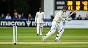 26 July 2024; Andy McBrine of Ireland batting during day two of the Test Match between Ireland and Zimbabwe at Stormont in Belfast. Photo by Oliver McVeigh/Sportsfile