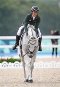 27 July 2024; Austin O'Connor of Team Ireland riding Colorado Blue during the eventing individual dressage at the Château de Versailles during the 2024 Paris Summer Olympic Games in Paris, France. Photo by Stephen McCarthy/Sportsfile