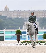 27 July 2024; Austin O'Connor of Team Ireland riding Colorado Blue during the eventing individual dressage at the Château de Versailles during the 2024 Paris Summer Olympic Games in Paris, France. Photo by Stephen McCarthy/Sportsfile