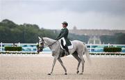 27 July 2024; Austin O'Connor of Team Ireland riding Colorado Blue during the eventing individual dressage at the Château de Versailles during the 2024 Paris Summer Olympic Games in Paris, France. Photo by Stephen McCarthy/Sportsfile