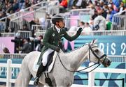 27 July 2024; Austin O'Connor of Team Ireland riding Colorado Blue during the eventing individual dressage at the Château de Versailles during the 2024 Paris Summer Olympic Games in Paris, France. Photo by Stephen McCarthy/Sportsfile