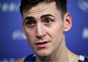 28 July 2024; Aidan Walsh of Team Ireland reacts after his defeat by Makan Traore of Team France in their men's 71kg preliminary round of 32 bout at the North Paris Arena during the 2024 Paris Summer Olympic Games in Paris, France. Photo by David Fitzgerald/Sportsfile