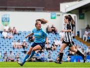28 July 2024; Caroline Healy of Terenure Rangers celebrates after scoring her side's second goal during the FAI Women's Amateur Cup Final 2024 match between Whitehall Rangers and Terenure Rangers at UCD Bowl in Dublin. Photo by Michael P Ryan/Sportsfile