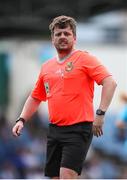 28 July 2024; Referee Eric McCann during the FAI Women's Amateur Cup Final 2024 match between Whitehall Rangers and Terenure Rangers at UCD Bowl in Dublin. Photo by Michael P Ryan/Sportsfile