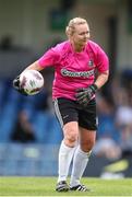 28 July 2024; Whitehall Rangers goalkeeper Jennifer Kett during the FAI Women's Amateur Cup Final 2024 match between Whitehall Rangers and Terenure Rangers at UCD Bowl in Dublin. Photo by Michael P Ryan/Sportsfile