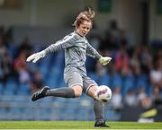 28 July 2024; Terenure Rangers goalkeeper Niamh Geraghty during the FAI Women's Amateur Cup Final 2024 match between Whitehall Rangers and Terenure Rangers at UCD Bowl in Dublin. Photo by Michael P Ryan/Sportsfile