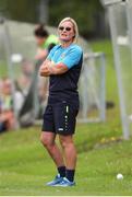 28 July 2024; Terenure Rangers manager Caroline Kelly during the FAI Women's Amateur Cup Final 2024 match between Whitehall Rangers and Terenure Rangers at UCD Bowl in Dublin. Photo by Michael P Ryan/Sportsfile