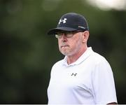 28 July 2024; Whitehall Rangers manager John Morgan during the FAI Women's Amateur Cup Final 2024 match between Whitehall Rangers and Terenure Rangers at UCD Bowl in Dublin. Photo by Michael P Ryan/Sportsfile