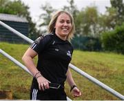 28 July 2024; Whitehall Rangers captain Charlie Graham before the FAI Women's Amateur Cup Final 2024 match between Whitehall Rangers and Terenure Rangers at UCD Bowl in Dublin. Photo by Michael P Ryan/Sportsfile