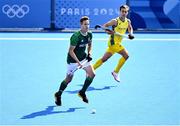 29 July 2024; Sean Murray of Team Ireland during the men's pool B match between Team Ireland and Team Australia at the Yves-du-Manoir Stadium during the 2024 Paris Summer Olympic Games in Paris, France. Photo by David Fitzgerald/Sportsfile